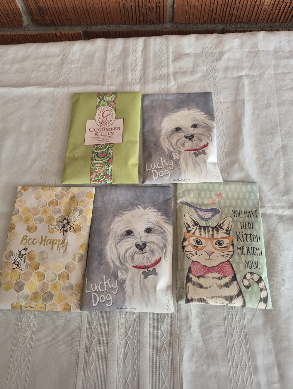 5 Sachet Packs Lucky Dog & More Great Fragrance For Any Room